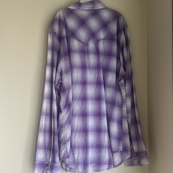 Purple Plaid Rodeo Top - Picture 3 of 3